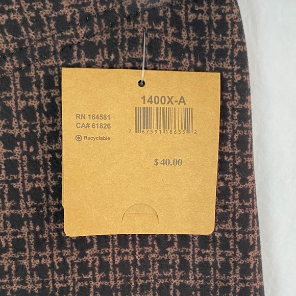 NEW Just Cozy Fleece Lined Houndstooth Leggings Size XL - Picture 6 of 13